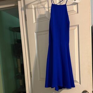 Elegant Blue Women's Dress